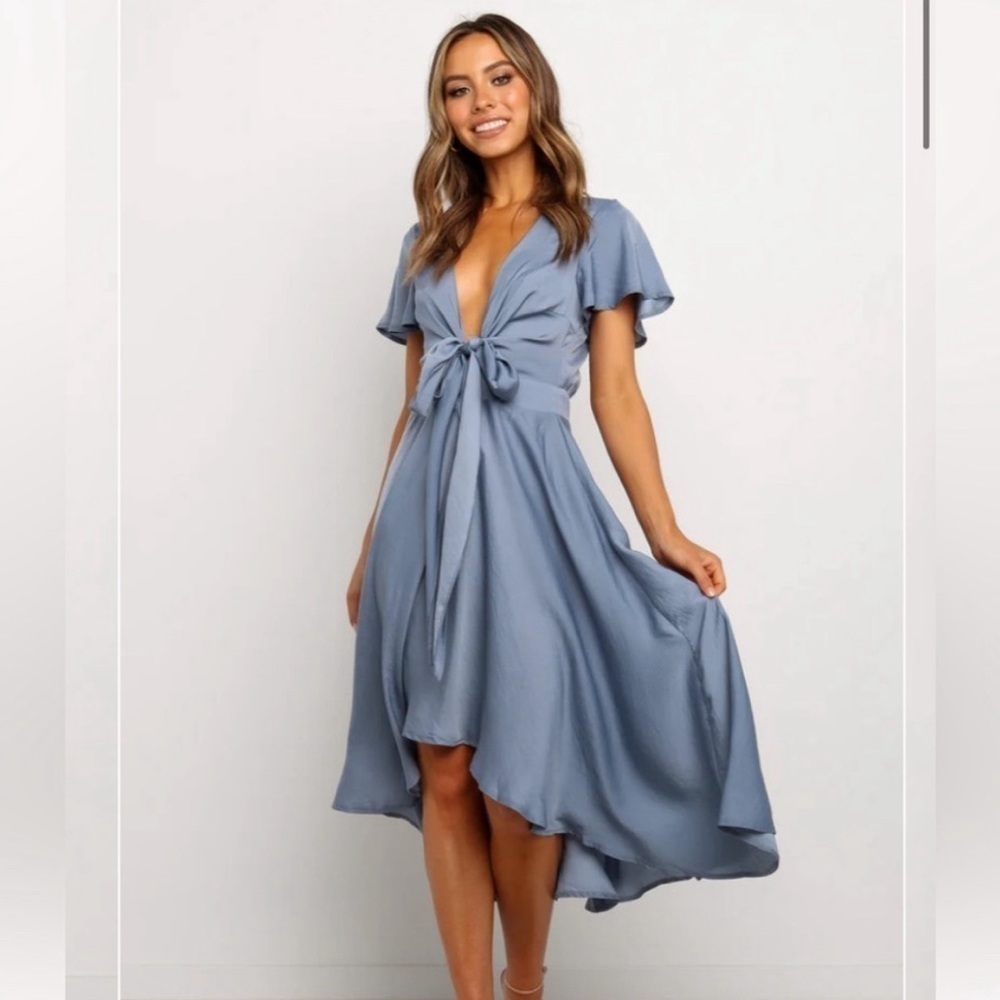 NWT PETAL & PUP High Low Tie Front Dress Size 4